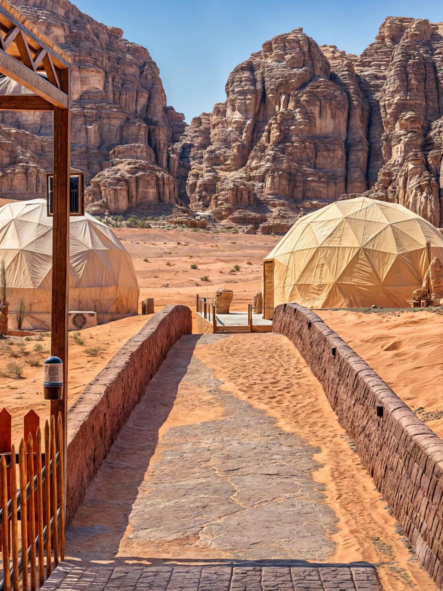 Wadi Rum Sunset Camp Exteriör bild